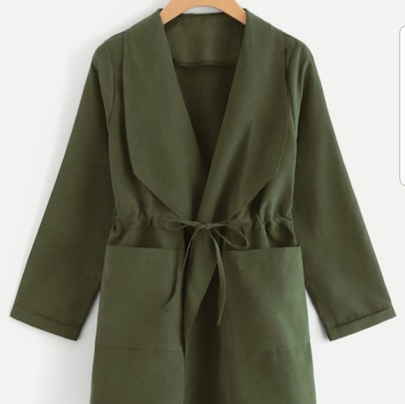 Jackets & Blazers - BUY 1 GET 1 FREE GREEN UTILITY COAT WITH POCKETS